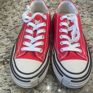 Red Sneakers Jeffrey Campbell size 9